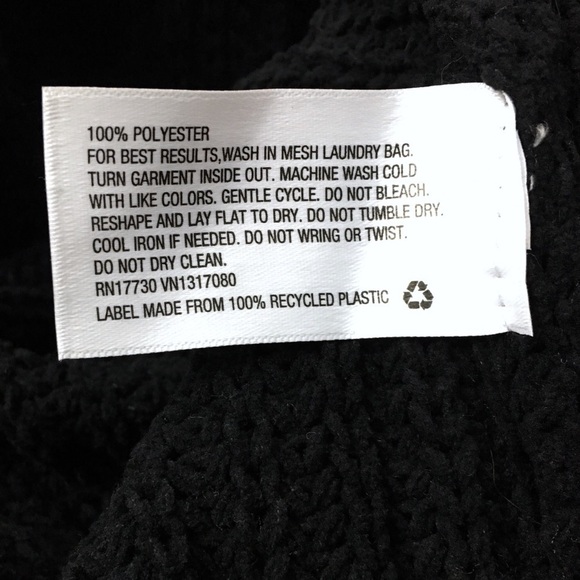 A NEW DAY Cardigan Sweater Solid Black Minimalist Capsule Wardrobe Size XXL NWT - Picture 8 of 11